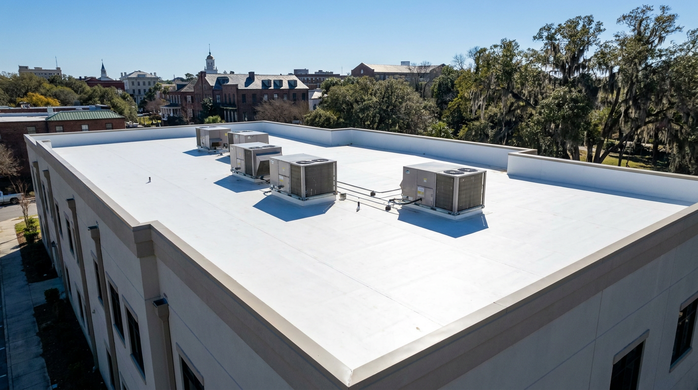 Flat Roof Maintenance Schedule for Savannah Businesses