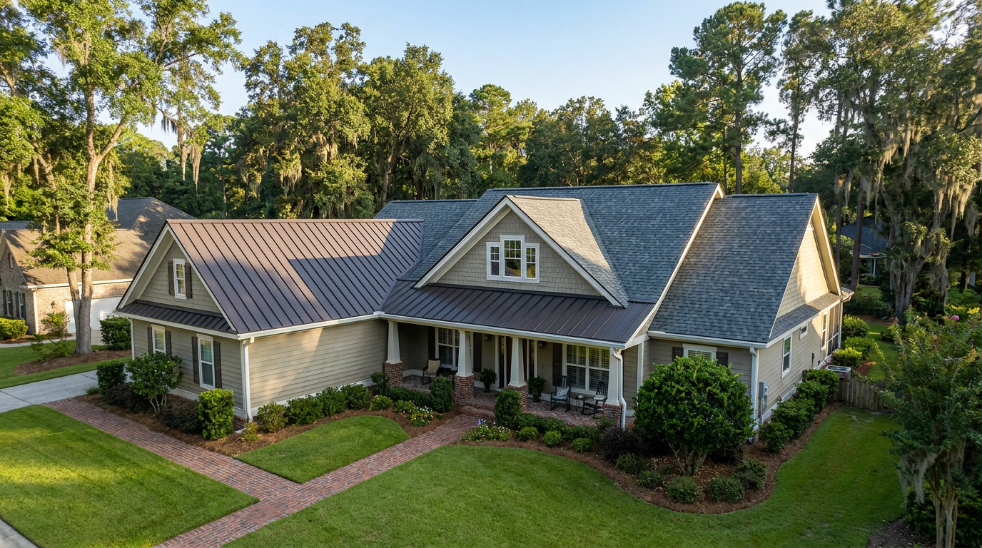 Metal vs. Shingles: Best Roof for Coastal Georgia Humidity